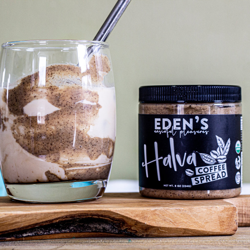 Coffee Cardamom Halva Spread