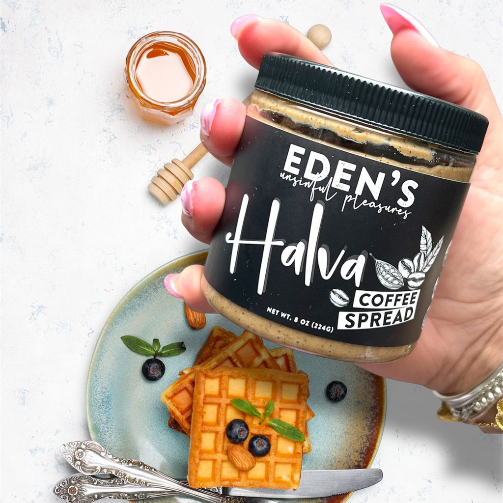 Coffee Cardamom Halva Spread