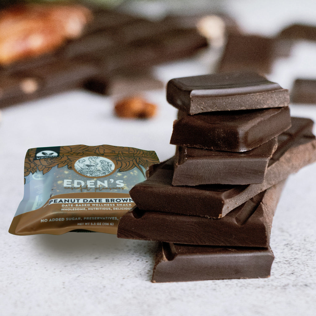 Peanut Date Brownie Wellness Bars