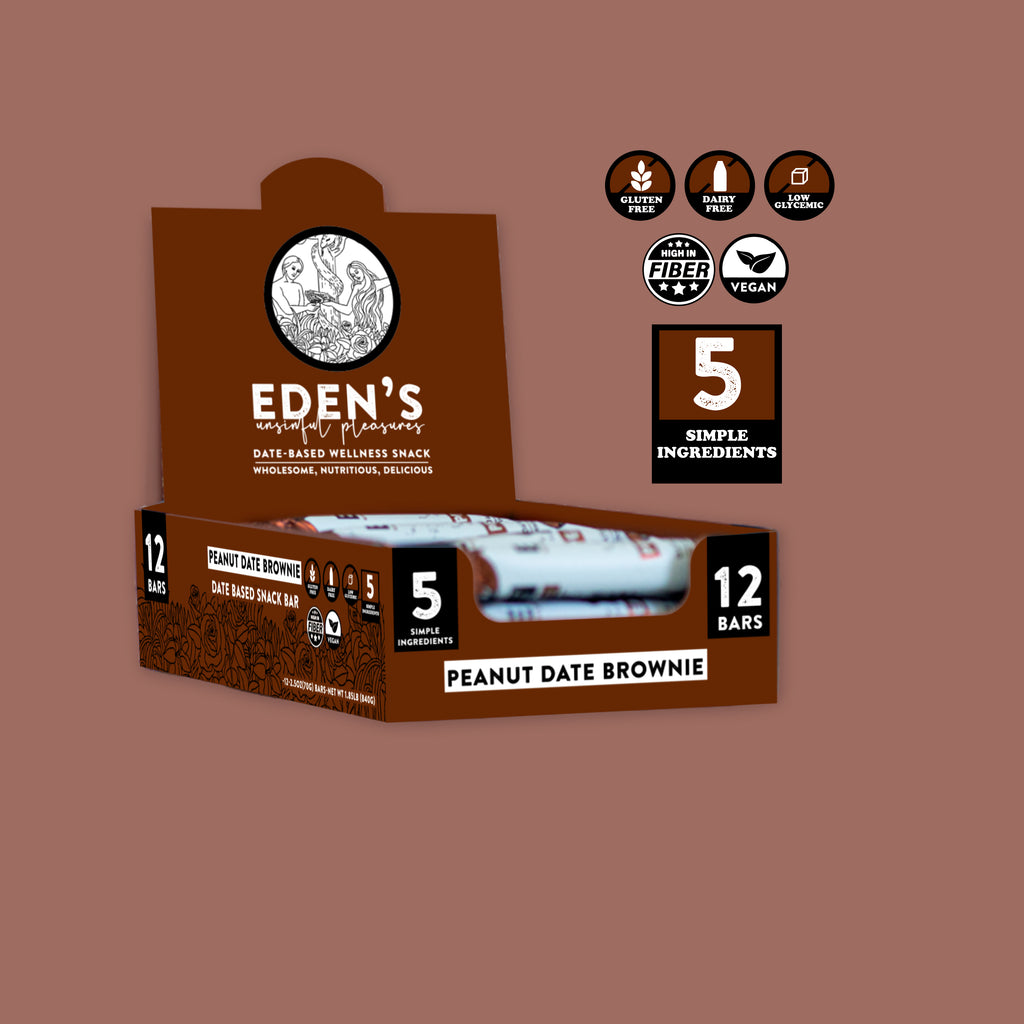 PEANUT DATE BROWNIE-Pack of 12