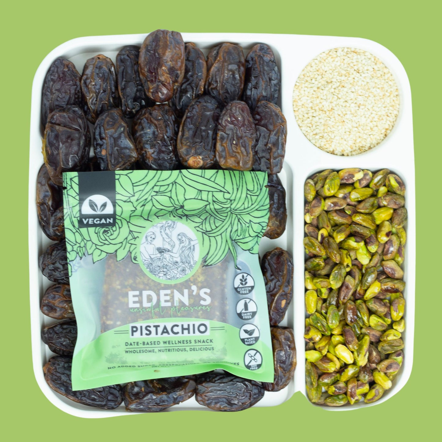 Pistachio Wellness Bar- Pack of 6