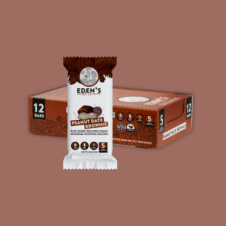 PEANUT DATE BROWNIE-Pack of 12