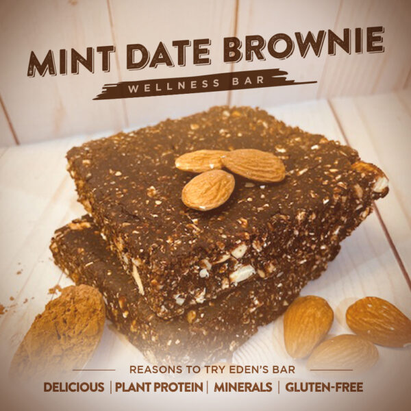 Mint Date Brownie Wellness Bar